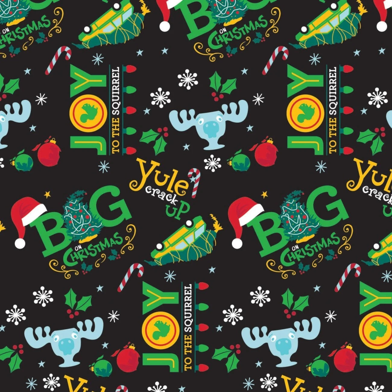 Character Winter Cotton Print - Cv Big Christmas