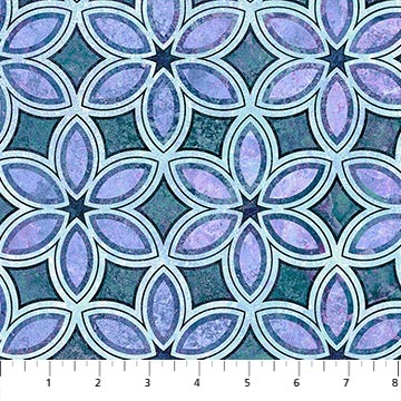 Stonehenge Verona Cotton Print - Verona Star Light Twilight