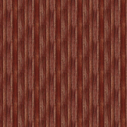 Nature's Calling Cotton Print - Redwood - per half metre
