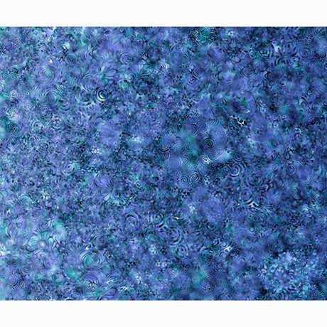 Effervescence Cotton Print - Blue - per half metre