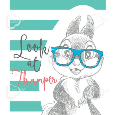 Disney's Dress To Impress Fabric Collection - Thumper Panel