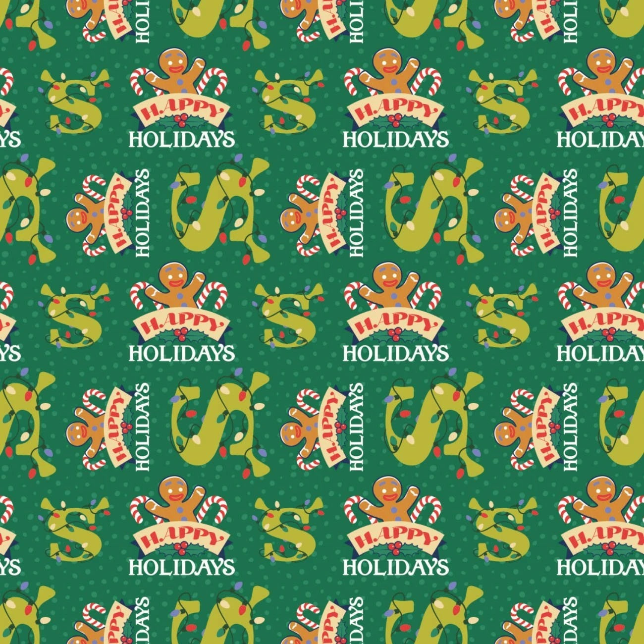 Character Winter Cotton Print - Shrek Dear Santa