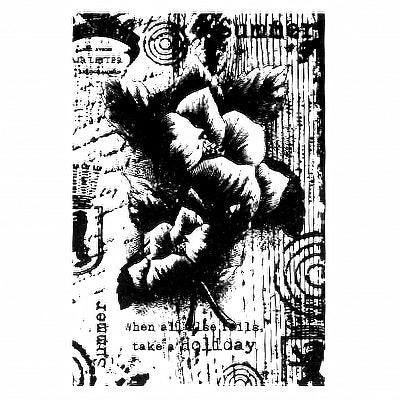 Two Jays Clear Stamp - Summer Collage