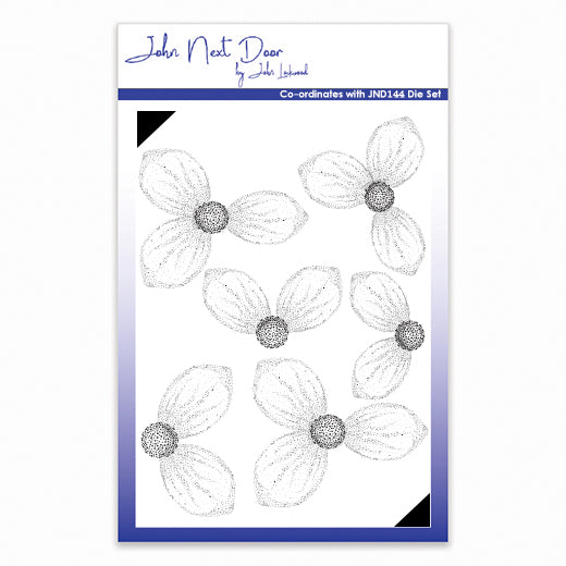 John Next Door Clear Stamp - Christmas Rose