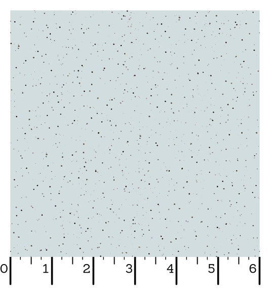 Splatter Dot on Blue - Bramble Patch Cotton Print Fabric - per half metre