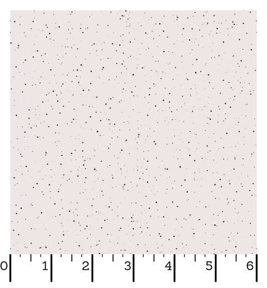 Splatter Dot on Grey - Bramble Patch Cotton Print Fabric - per half metre