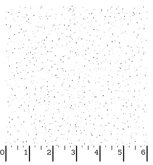 Splatter Dot on White - Bramble Patch Cotton Print Fabric - per half metre