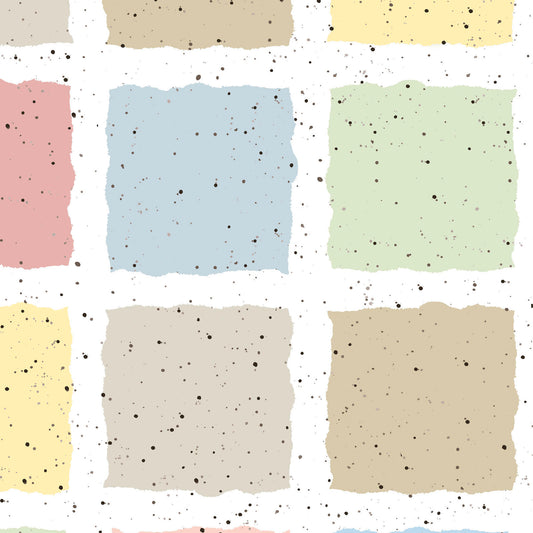 Love Is... Cotton Print - Soft Edge Squares