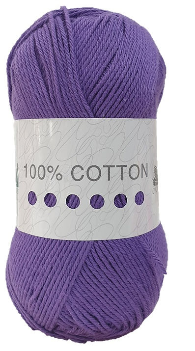 Smokey Purple - 100% Cotton - Cygnet Yarn