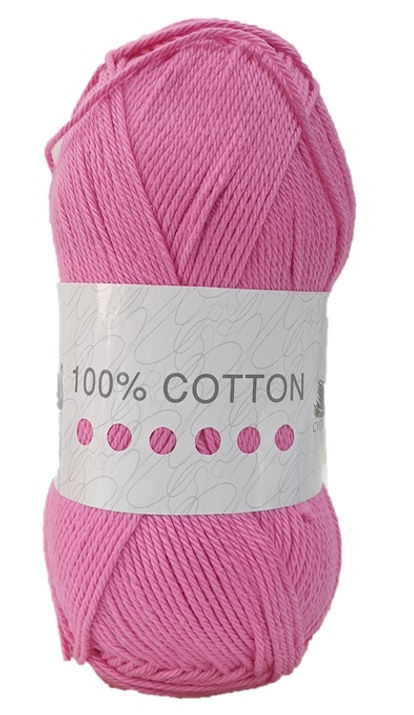 Peony Pink - 100% Cotton - Cygnet Yarn