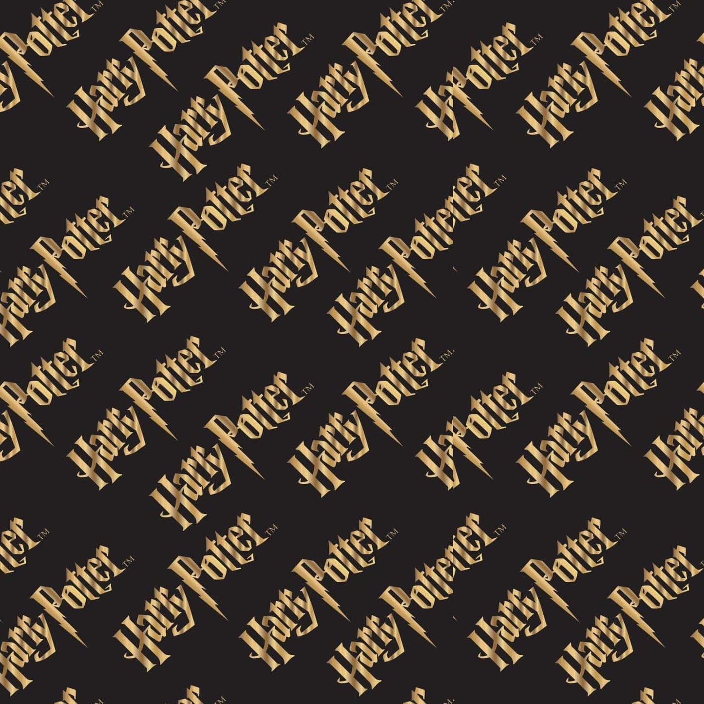Harry Potter Cotton Fabric - Logo