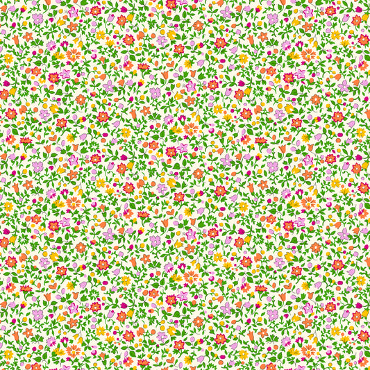 Posy Haze B - Everlasting Liberty Cotton Print Fabric - per half metre