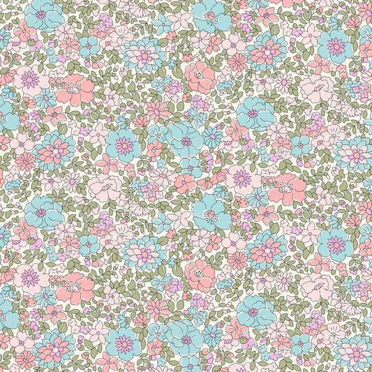 Arley Rose B - Everlasting Liberty Cotton Print Fabric - per half metre