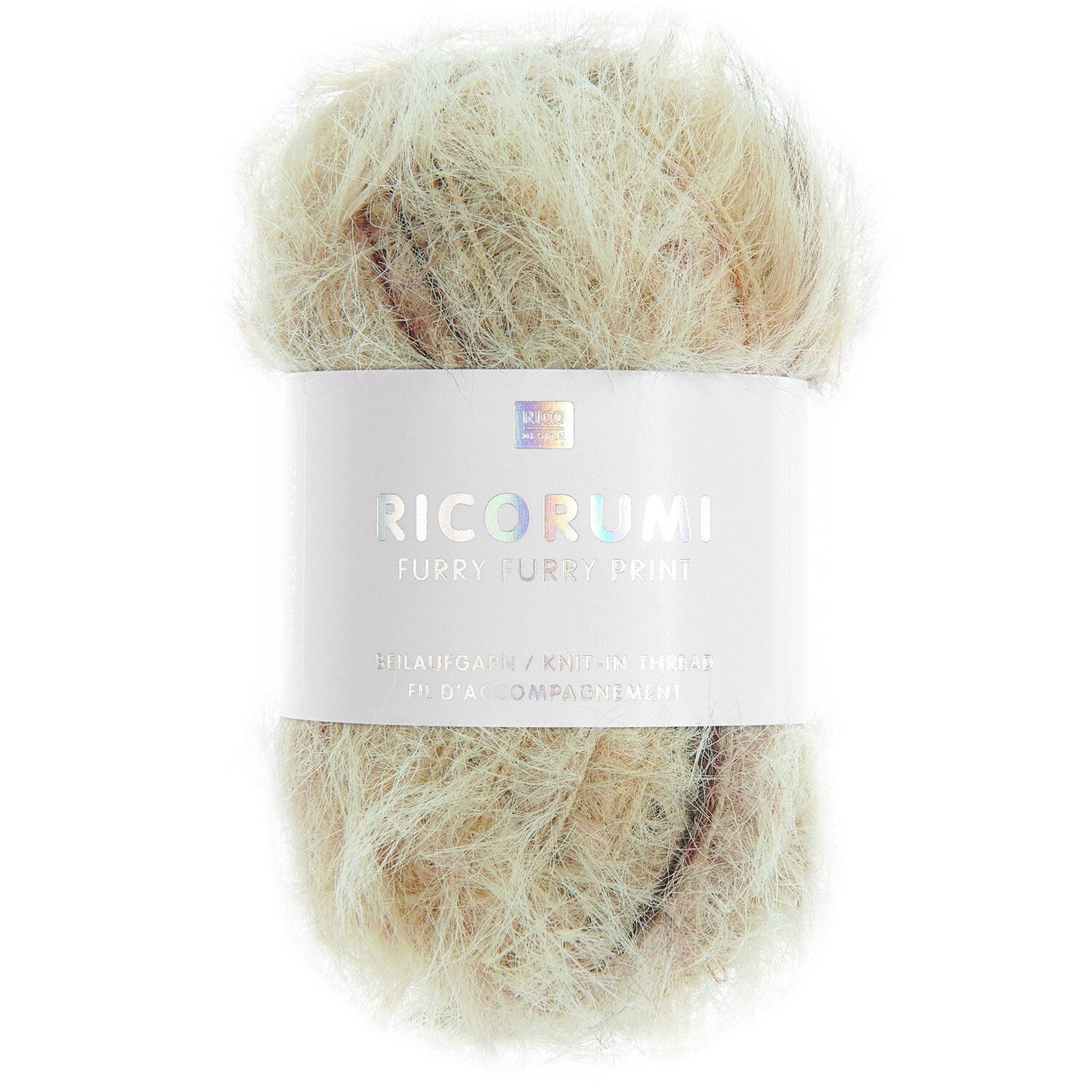 Beige - Ricorumi Furry Furry Print 25g
