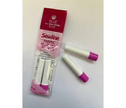 Sewline Fabric Glue Pen Refills - Blue 2pk