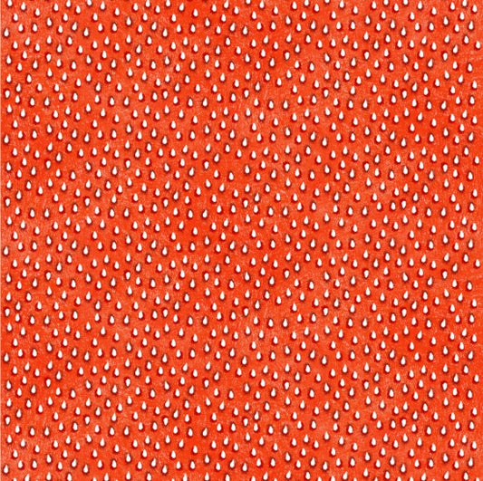 Strawberry Seeds - Fruit Ladies Cotton Print Fabric - per half metre