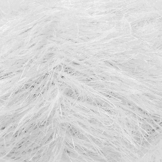 white tinsel from the King Cole Tinsel Chunky range