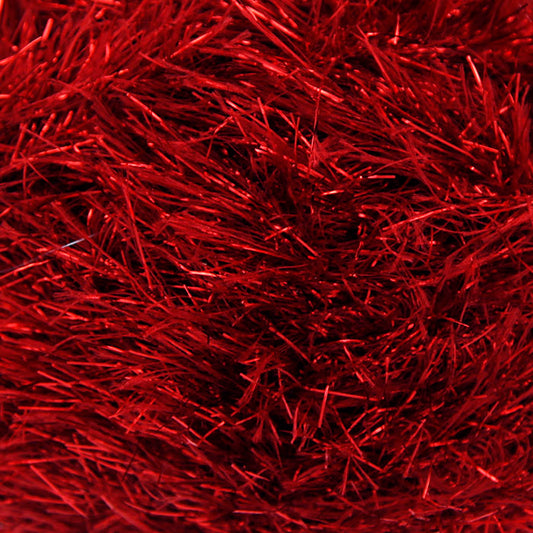 Claret glittery tinsel from the King Cole Tinsel Chunky range