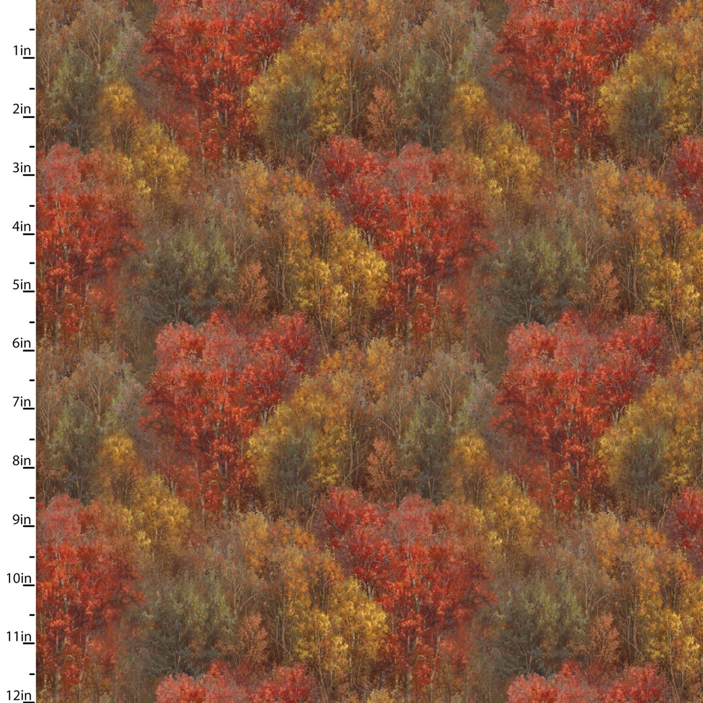 Forest Texture - Whitetail Country Cotton Print Fabric - per half metre