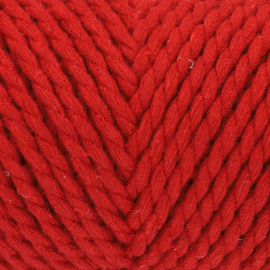 Picture of the Rambunctious red colour of cord from the Macrame King Cotton Range