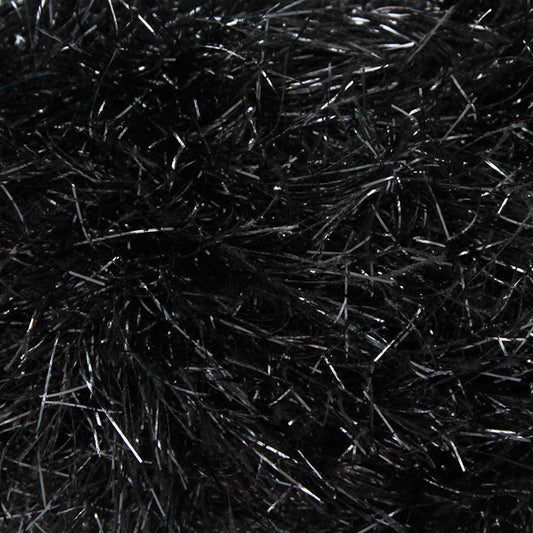 Black tinsel from the King Cole Tinsel Chunky range