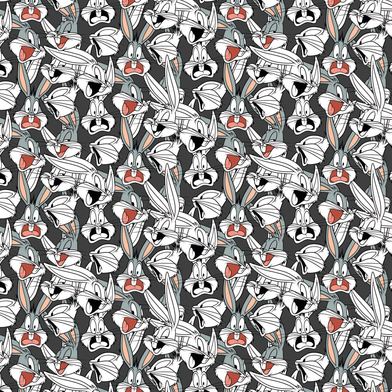 Bugs Bunny Expressions - Looney Tunes 2 Cotton Print Fabric - per half metre