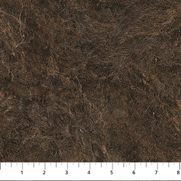 Brown Marble - First Frost Cotton Print Fabric - per half metre
