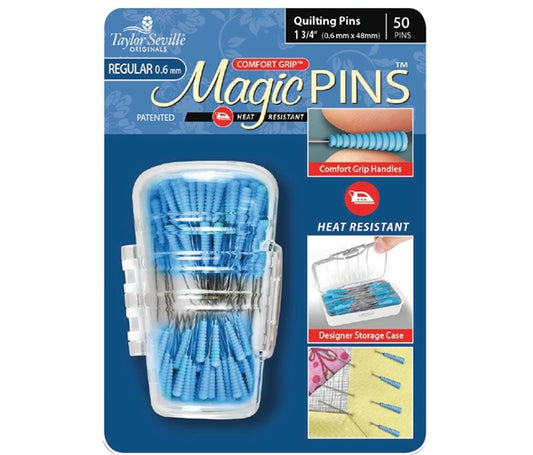 Magic Pins Quilting Reg (0.6mm) - 50pk