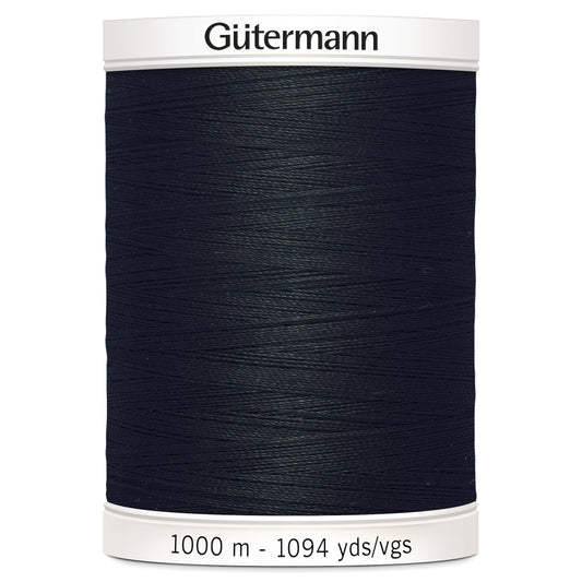 Shade Black (000) - Sew-All Thread: 1000m – Gutermann