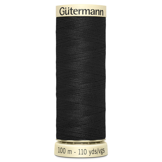 Shade Black (000) - Sew-All Thread: 100m – Gutermann
