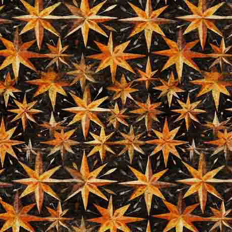 Stars - Creepin' It Real Cotton Print Fabric - per half metre