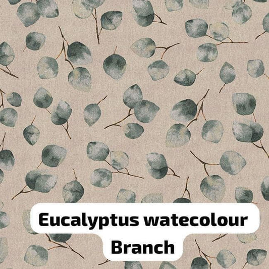 Linen Look Canvas - Eucalyptus - per half metre
