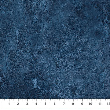 Dark Blue - Stonehenge Blender Cotton Print Fabric - per half metre