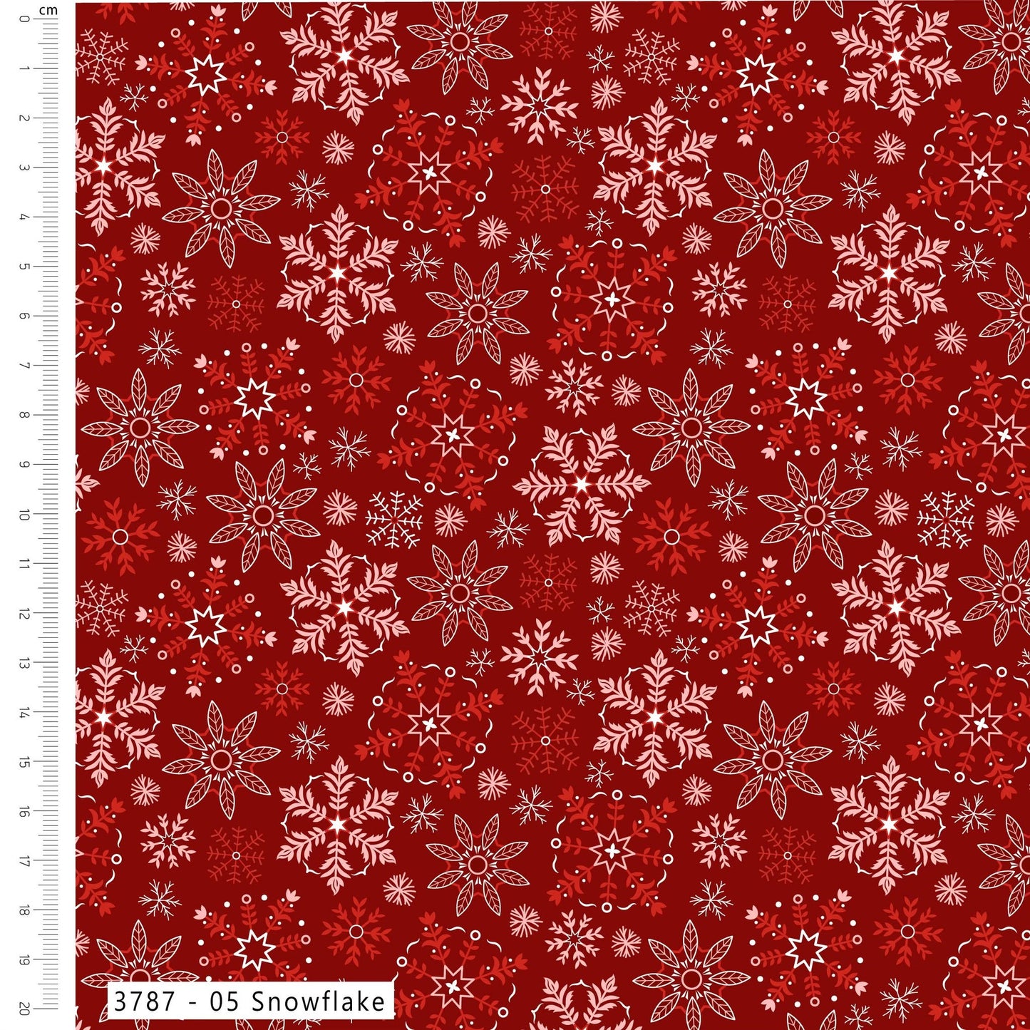 Snowflake - Scandi Spirit Cotton Print Fabric - per half metre