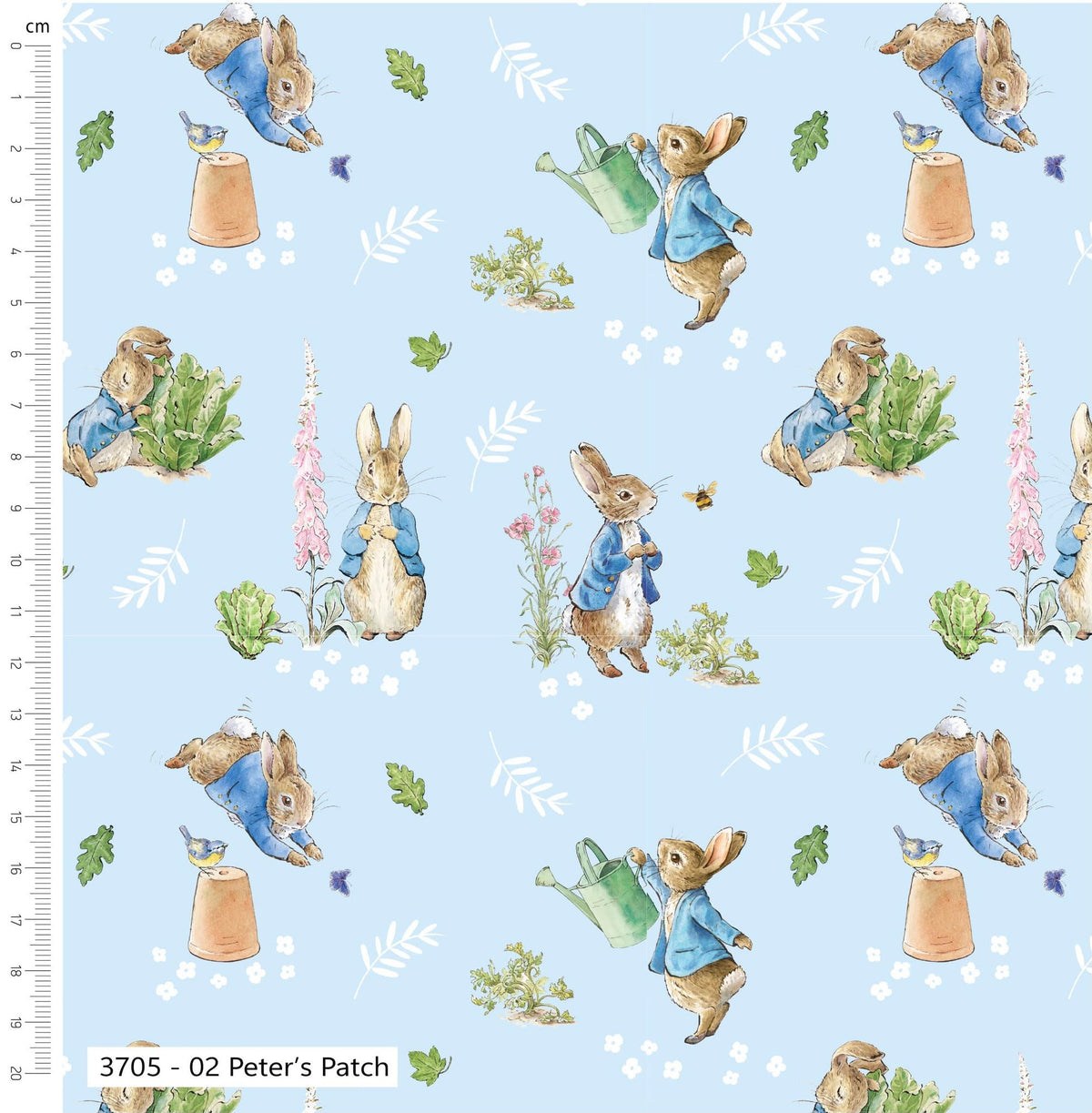 Patch - Tales of the Burrow Cotton Print Fabric - per half metre