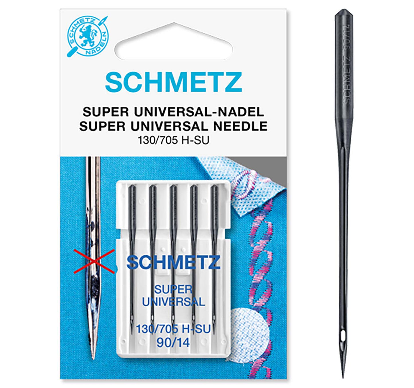Black Super Universal: 90(14) - Schmetz Sewing Machine Needles