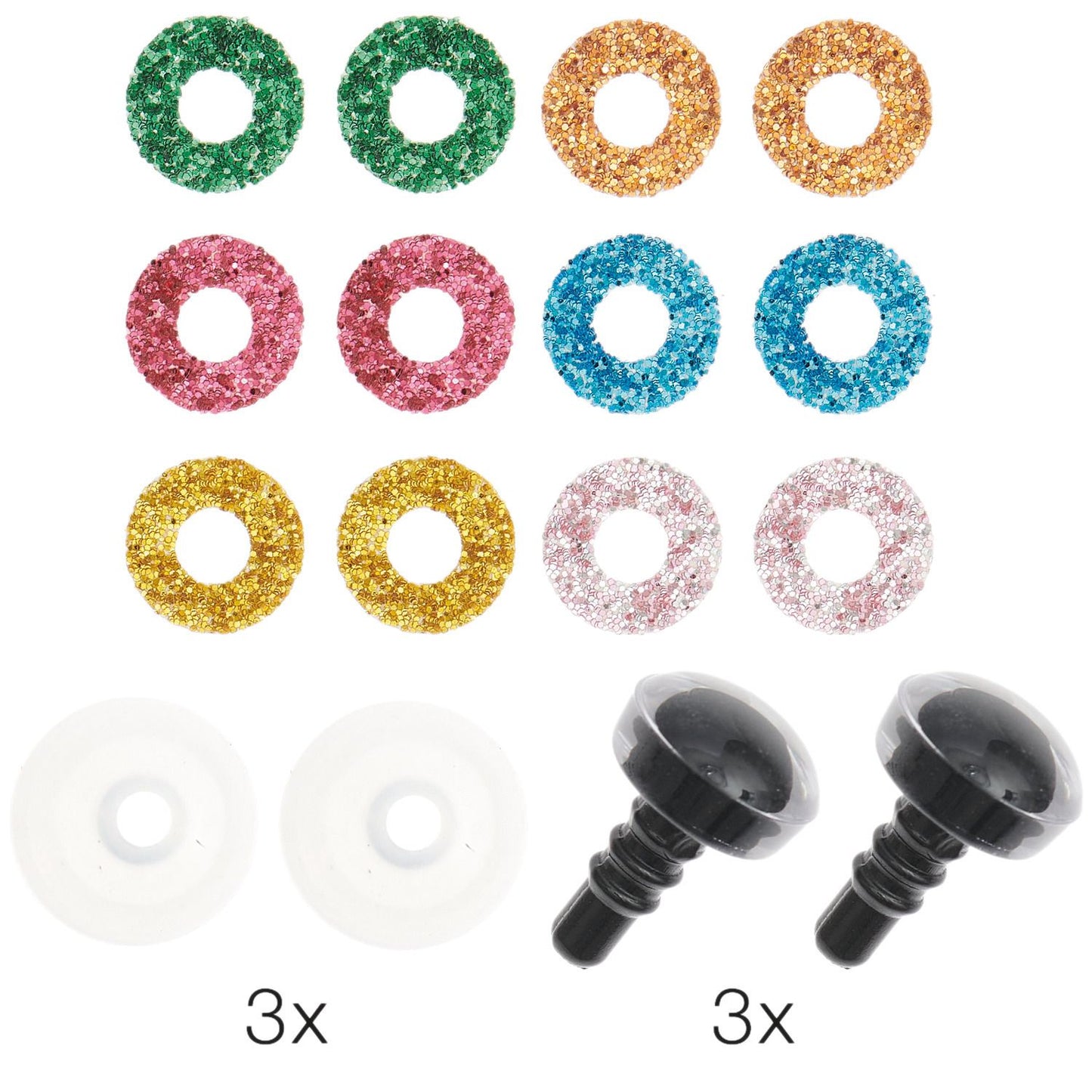 9mm Safety Eyes for Stuffed Animals