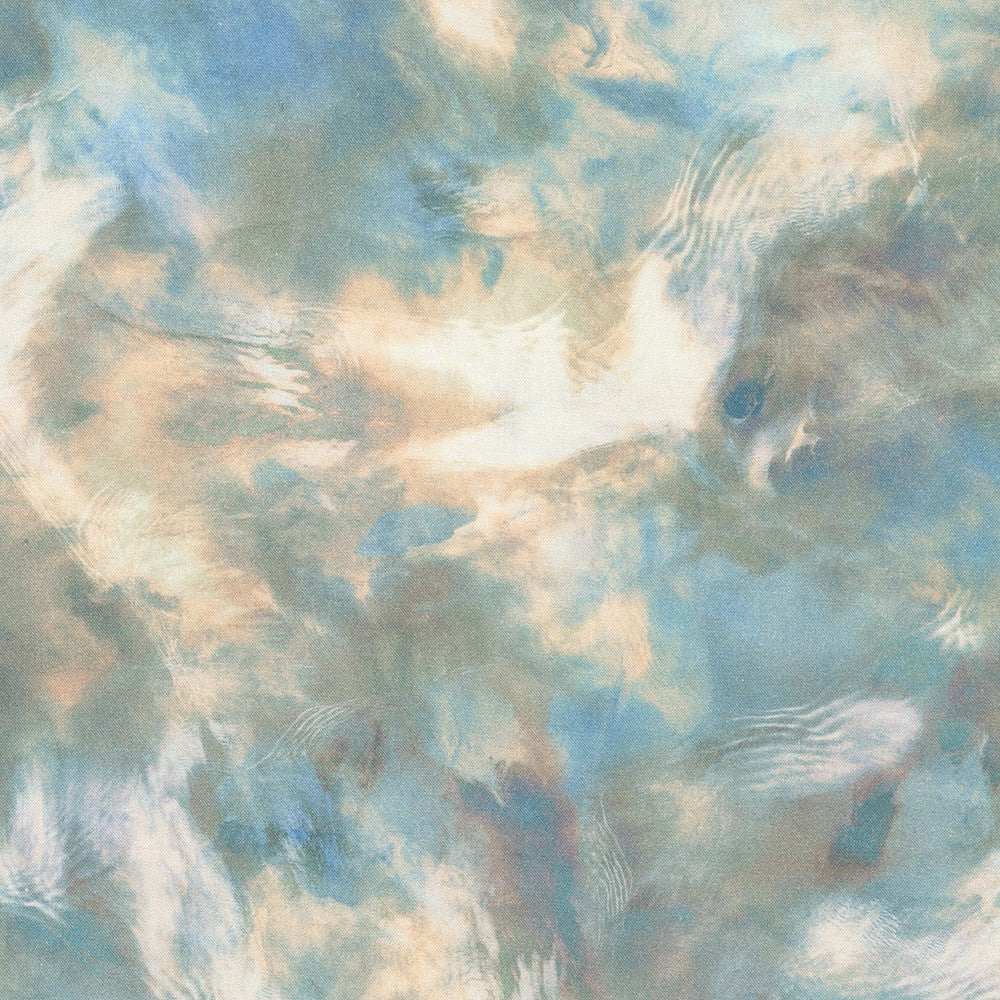 Oceans Reflections Sunkissed - Earth Views Cotton Print Fabric - per half metre