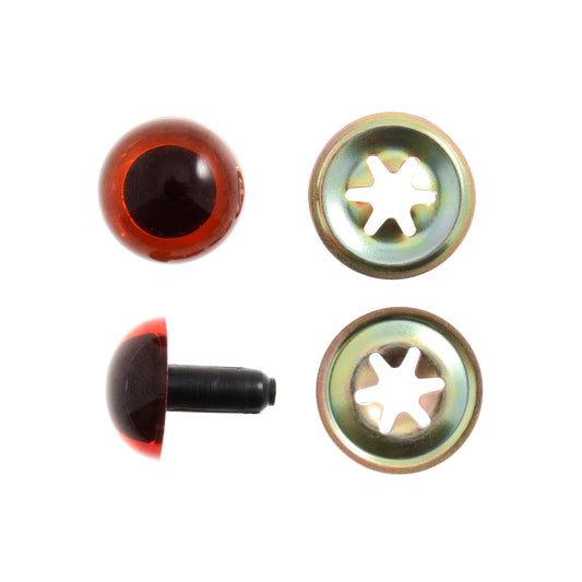 18mm Amber Safety Eyes - Trimits