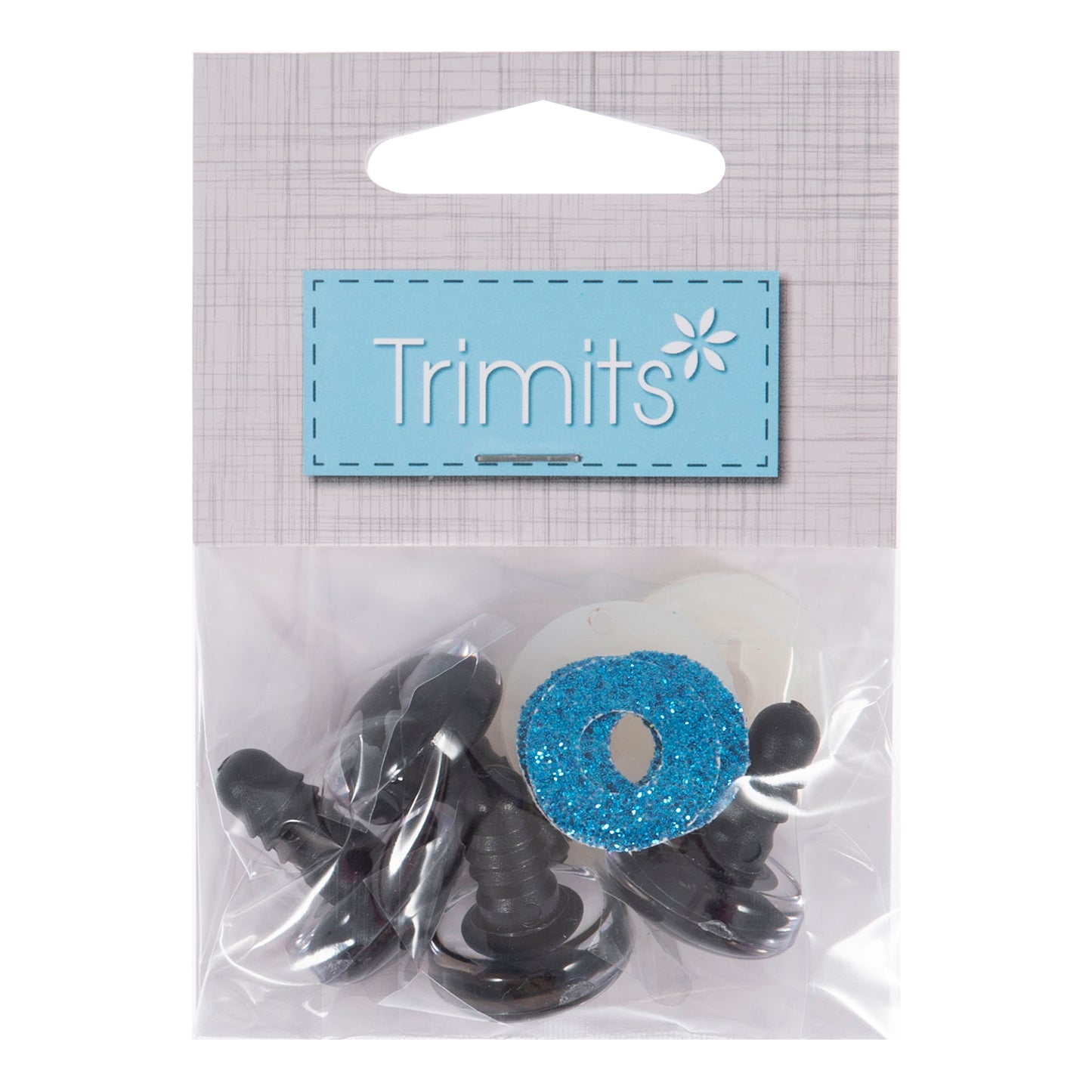 Blue 18mm - Glitter Toy Eyes - Trimits