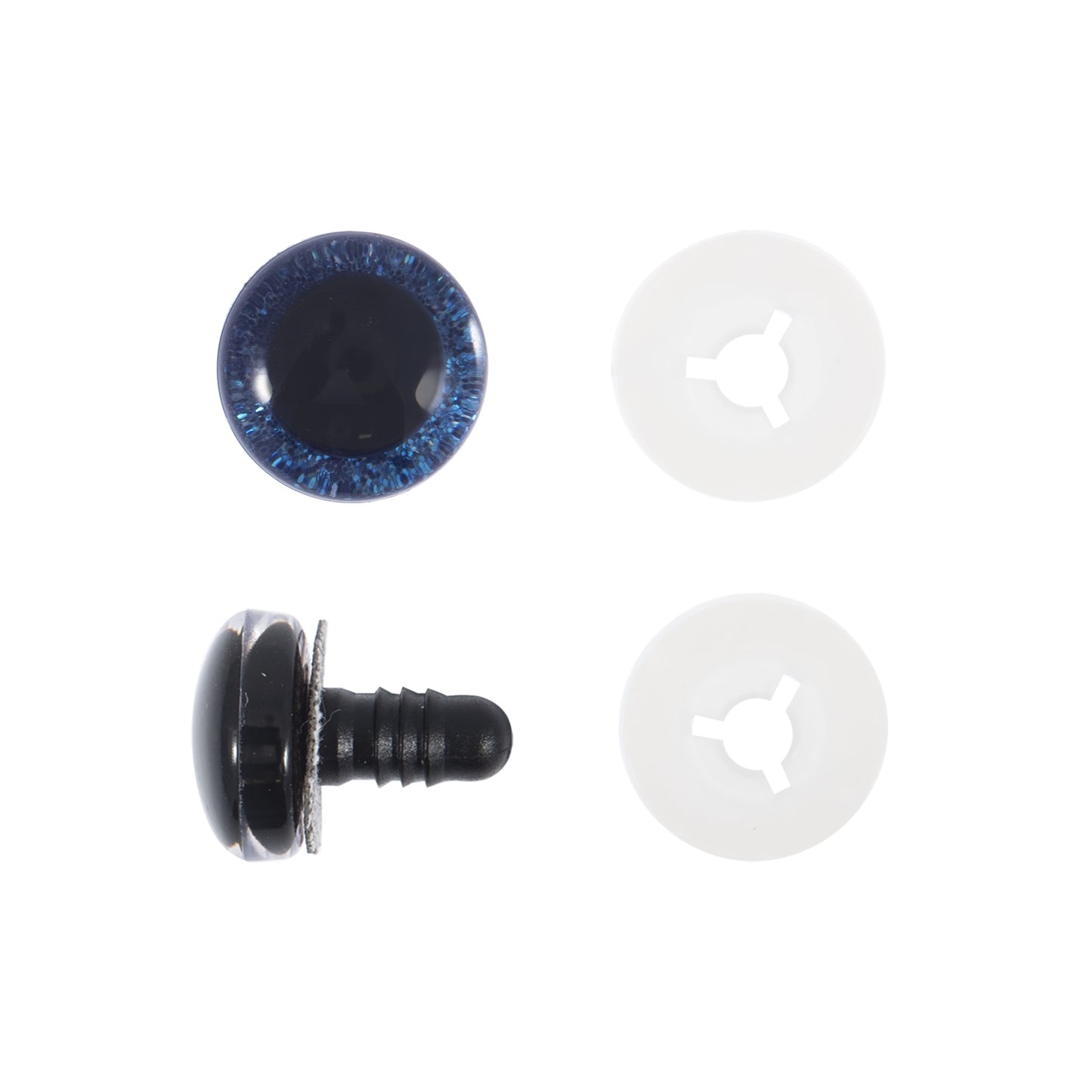 Blue 18mm - Glitter Toy Eyes - Trimits
