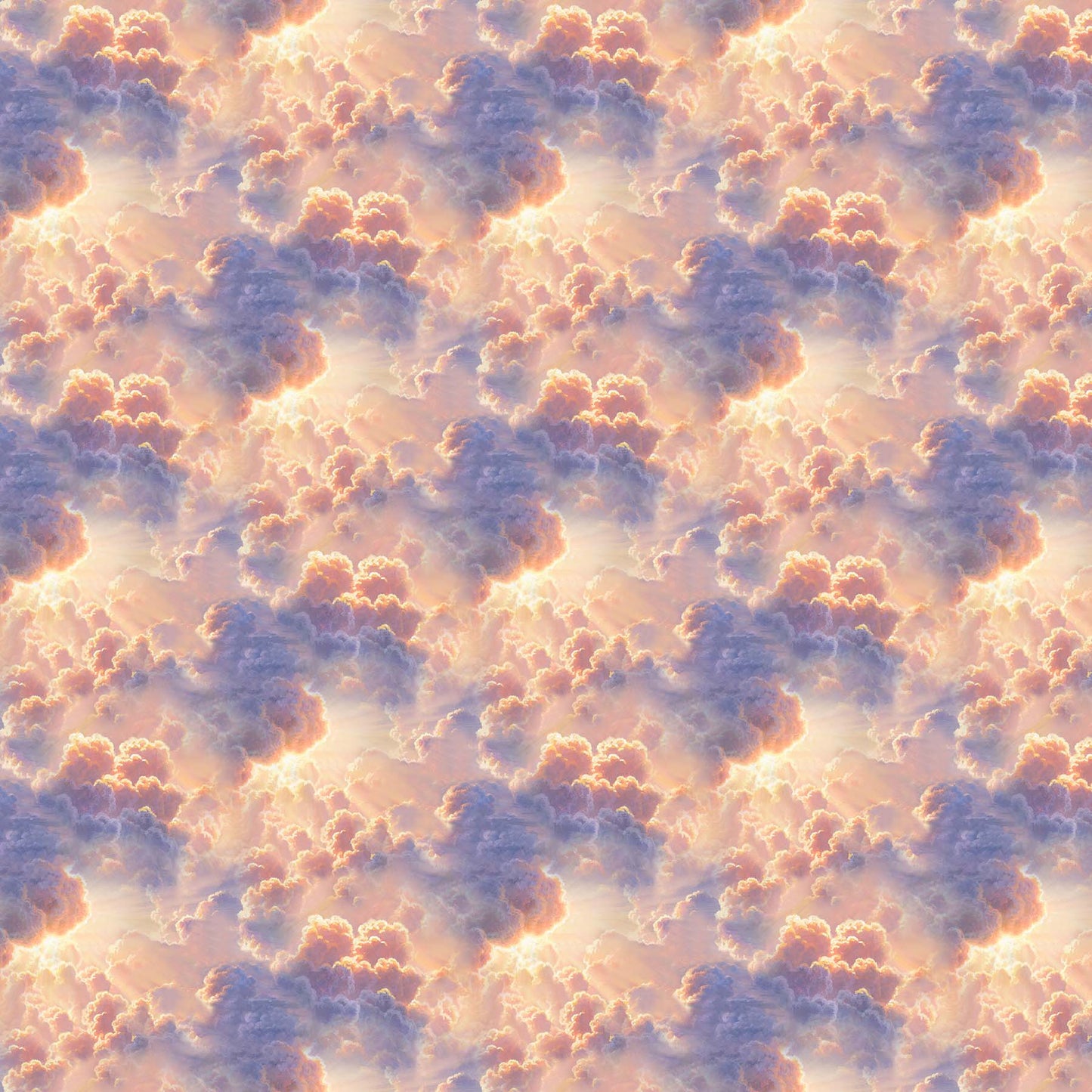 Clouds - Safe Harbour Cotton Print Fabric - per half metre