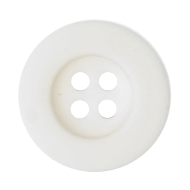 18mm White - Shirt Button