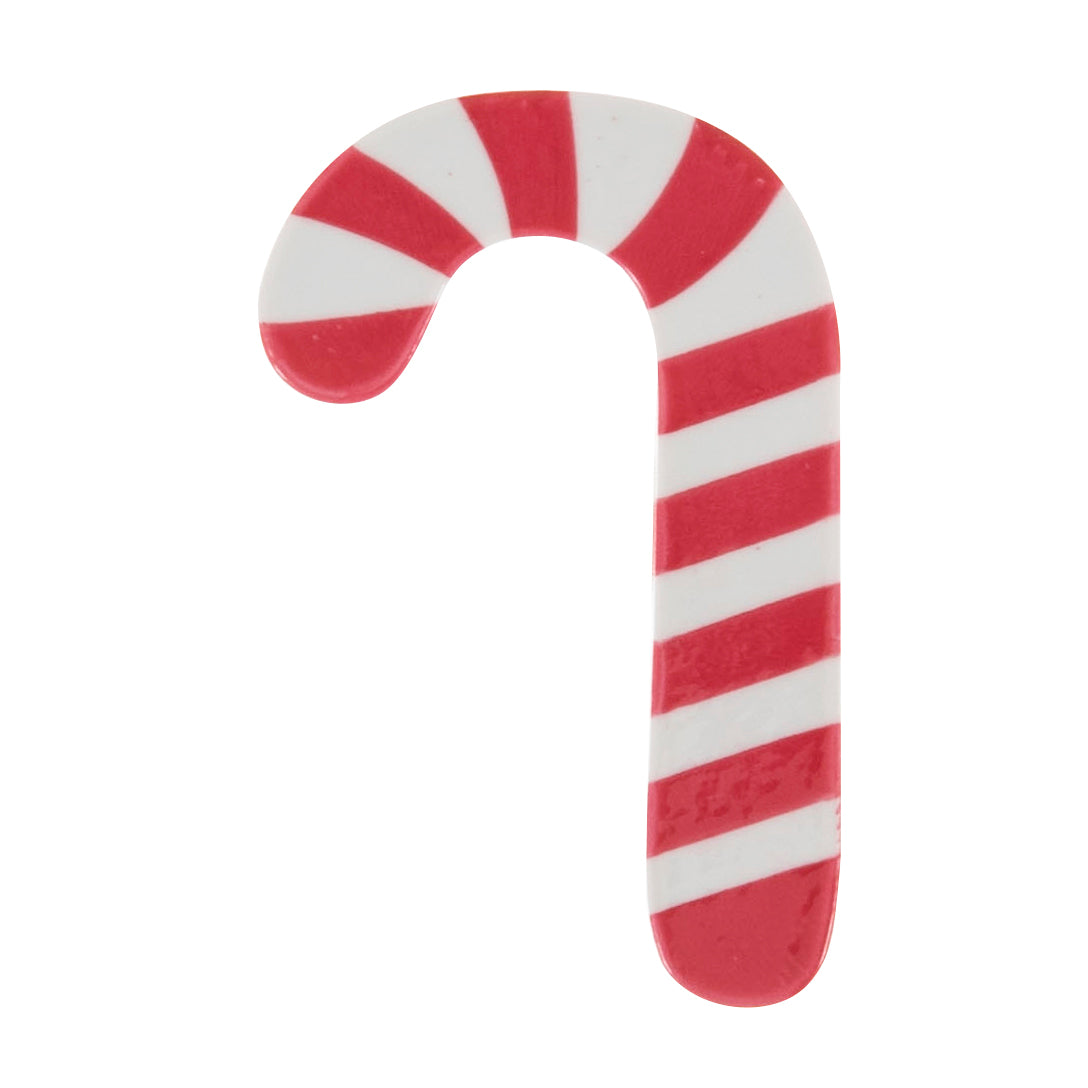 Candy Cane - Christmas Shank Button