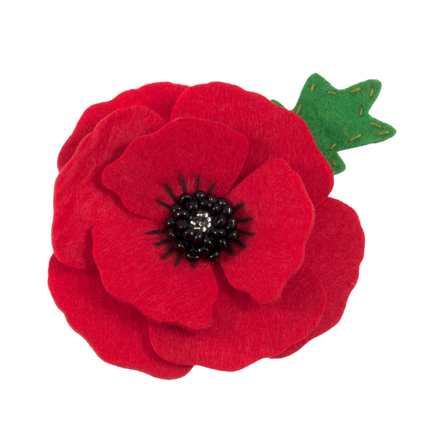 Poppy Brooch - Felt Decoration Kit