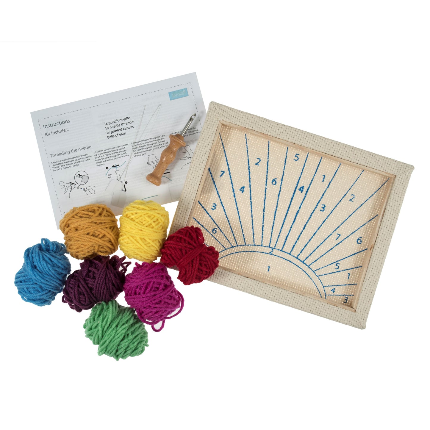 Sunrays - Punch Needle Kit