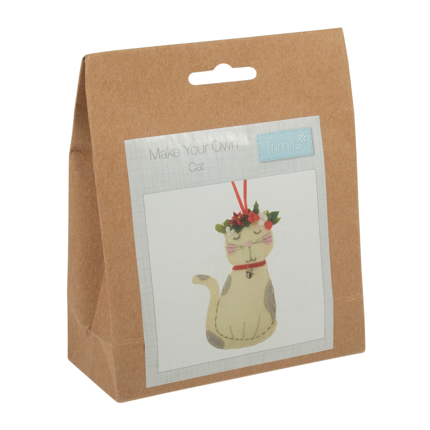 Cat - Christmas Felt Decoration Kit