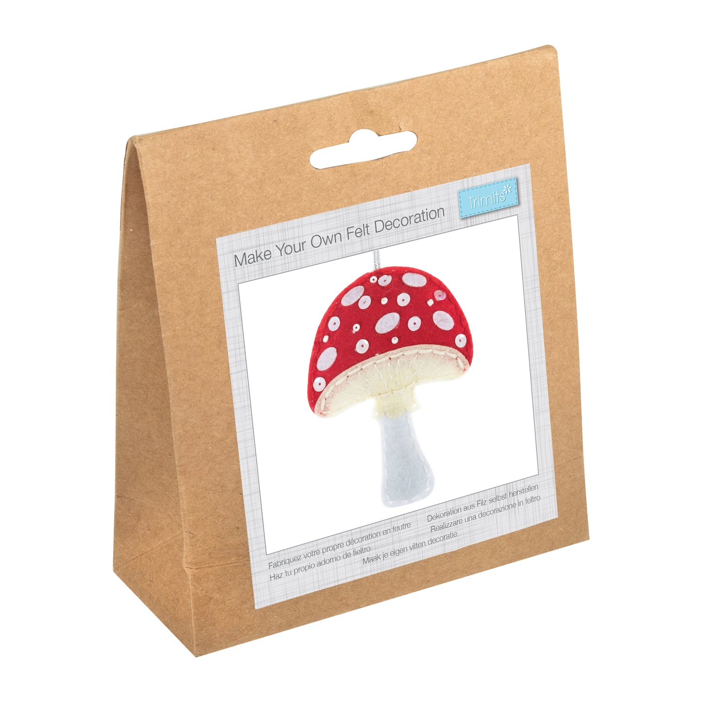 Toadstool - Felt Decoration Kit