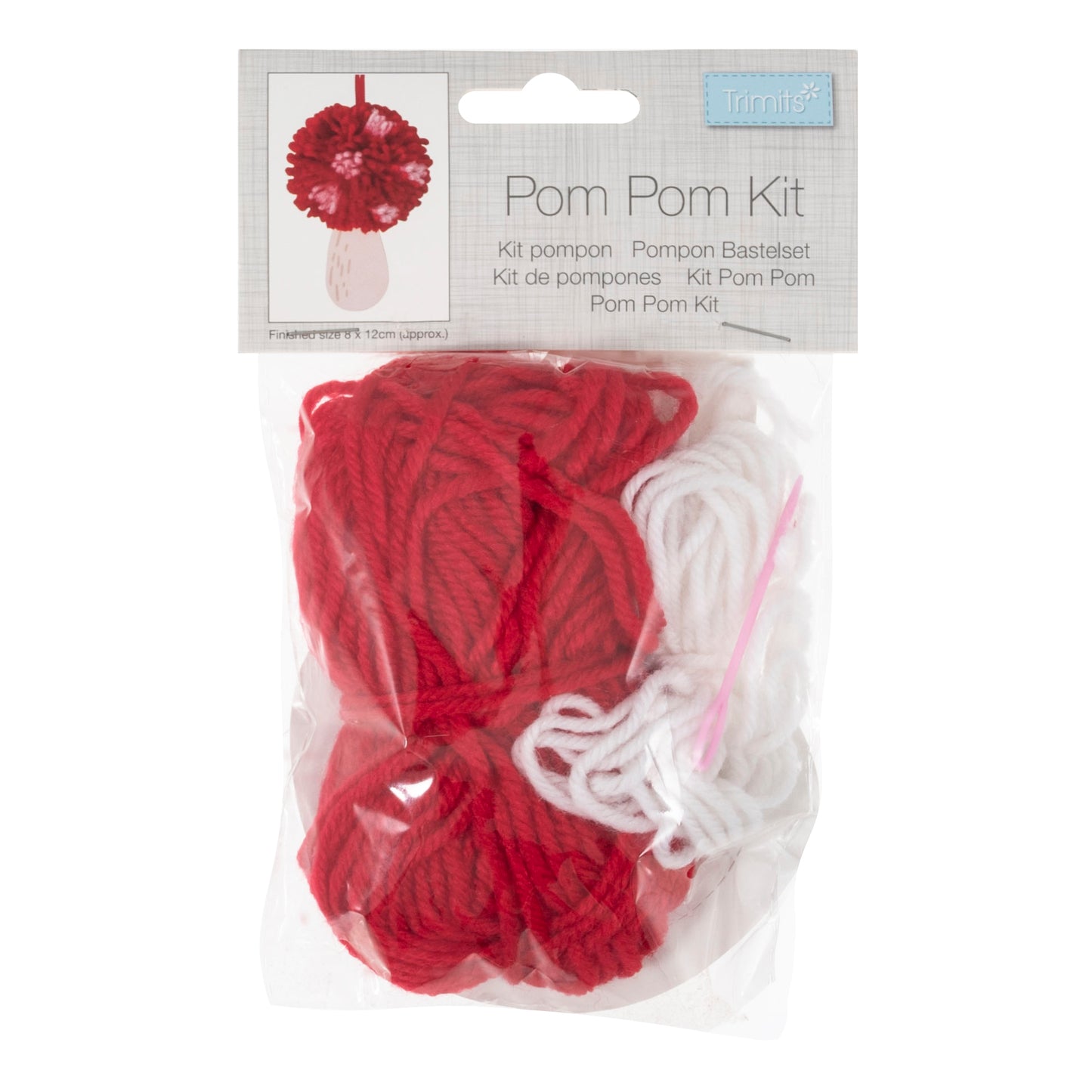 Toadstool - Pom Pom Decoration Kit