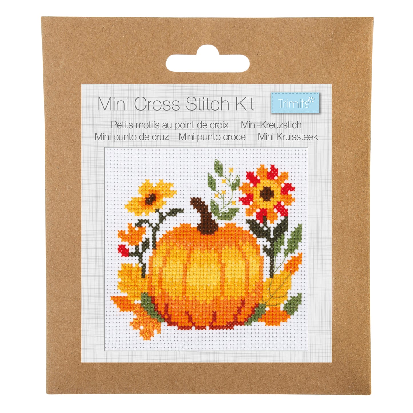 Pumpkin - Mini Counted Cross Stitch Kit